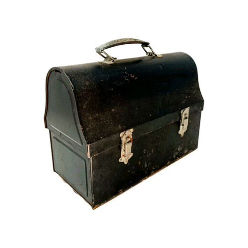 Vintage metal lunch - vintage, box
