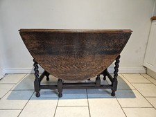 Antique Oak Drop Leaf Gate-leg