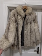 Vintage Real Fox Fur Coat |