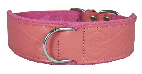 Pink retro design leather - pink,