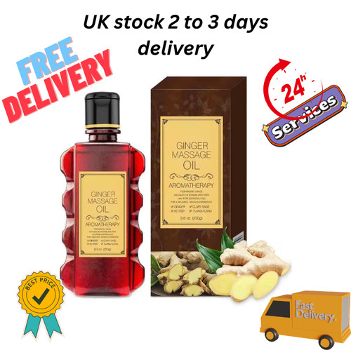 Massage oil relaxing - oil, ginger