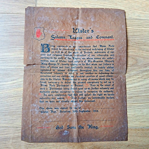Ulster solemn league - ulster,