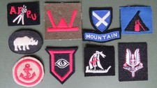 9  Various British Army WW2 & 1950's Formation Signs and Patches