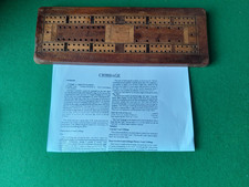 ANTIQUE INLAID CRIB BOARD