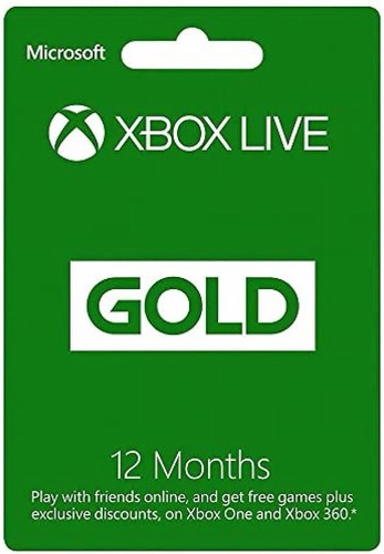 Xbox live gold membership - xbox,