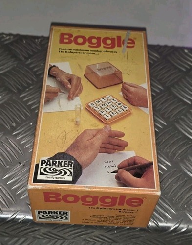 Vintage boggle board game 1986 - board,