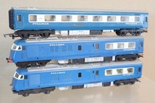 TRIANG HORNBY R555 R426 BR BLUE PULLMAN CLASS 251 DMU DIESEL LOCO 3 CAR SET 4om