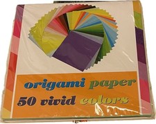 Origami Paper 50 Vivid Colours