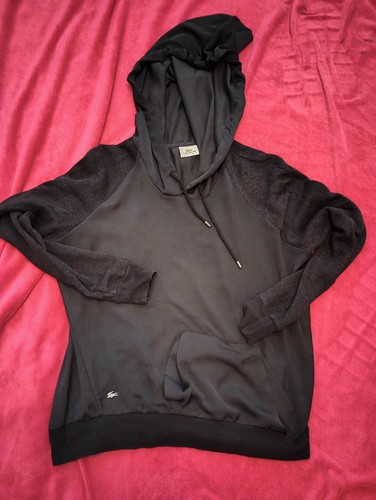 Lacoste sport black hooded - lacoste,