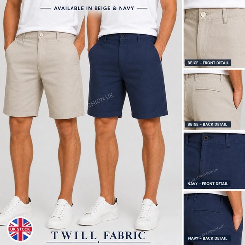 Mens stretch chino shorts - stretch,