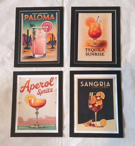 Retro cocktail poster - cocktail,