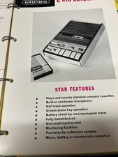 GRUNDIG C410 AUTOMATIC TAPE