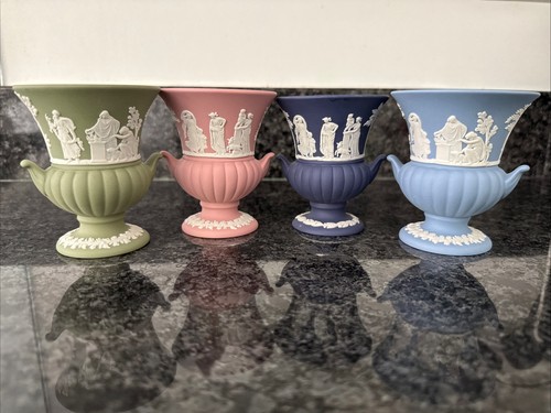 Wedgwood jasperware pink blue - wedgwood,