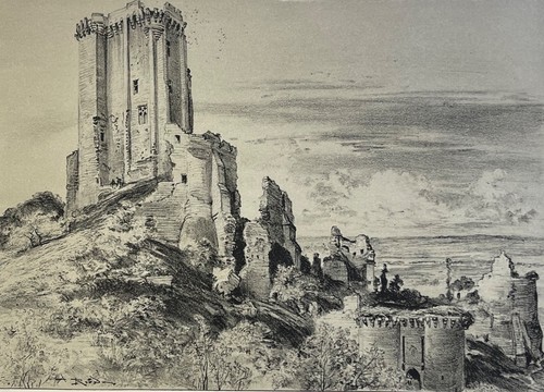 Ruins lavardin castle - lavardin,