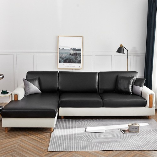 Leather sofa seat cover - leather,