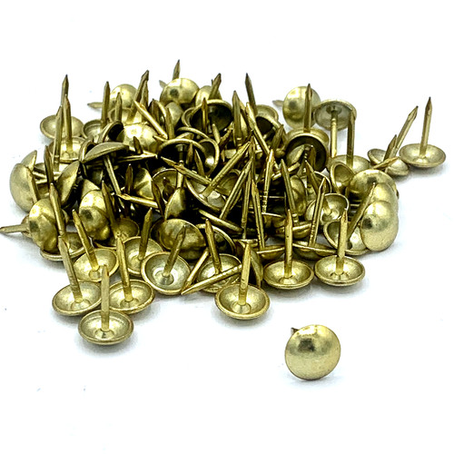 Brass upholstery nail pin - brass,