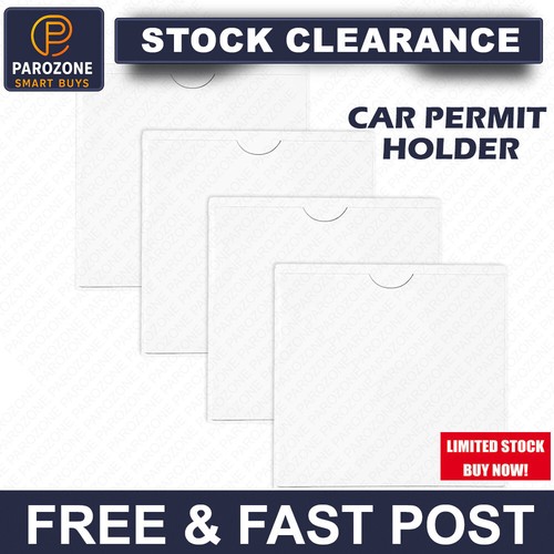 Simply clear car permit - 4x,