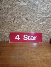 Vintage 4 Star Fuel Petrol