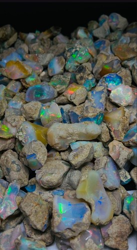 Natural ethiopian fire - fire, opal