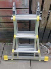 Platform Ladder Combination Scaffold Multi Purpose Aluminium Working 3 Way Step