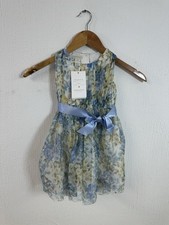 Monsoon Hydrangea Dress Size 12-18 Months Girls Ivory Special Occasion Wedding