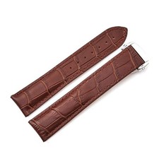 Brown Alligator Grain Leather