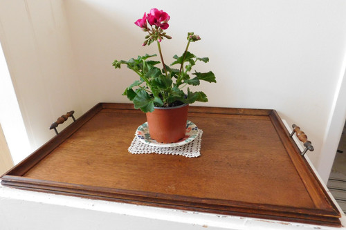 Large antique edwardian wooden - edwardian,