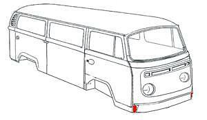 Type baywindow bus front - type,