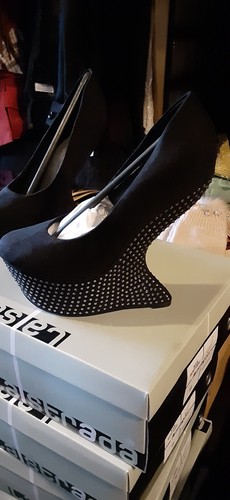 Strada black suede - strada,
