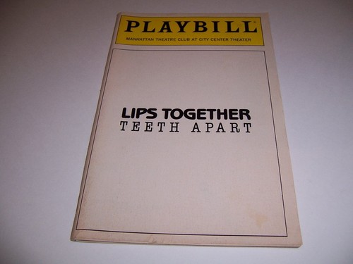 Nov 1991 playbill lips - playbill,