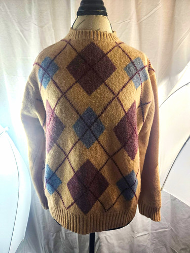 Shetland 100 wool argyle - 100%,