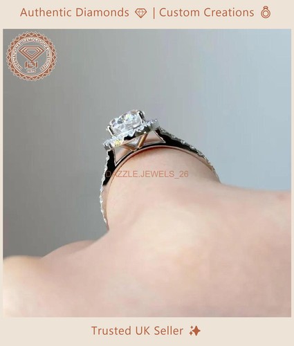 14k white gold oval - 14k,