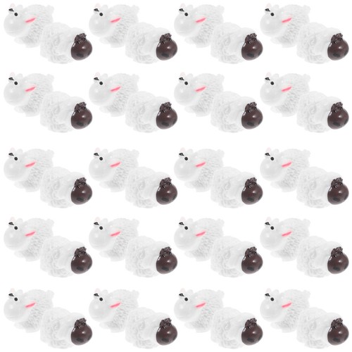 40pcs miniature resin sheep - 40pcs,