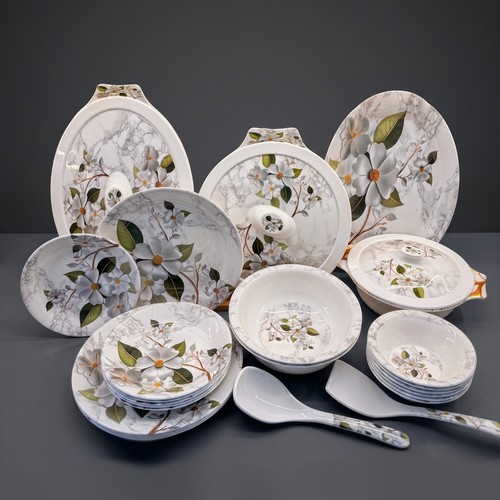 26pcs melamine dinner - melamine,