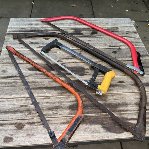 Three great bow saws and - three,