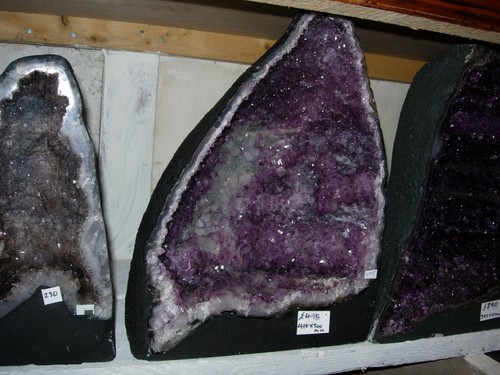 Amethyst geode cathedral shape