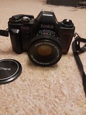KONICA TC-X VINTAGE 35mm SLR FILM CAMERA -with a HEXANON AR 50MM 1.8 lens