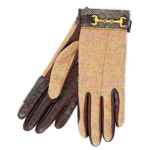 Shooting gloves country tweed - gloves,,