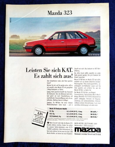 1987 mazda 323 glx original - 1987,