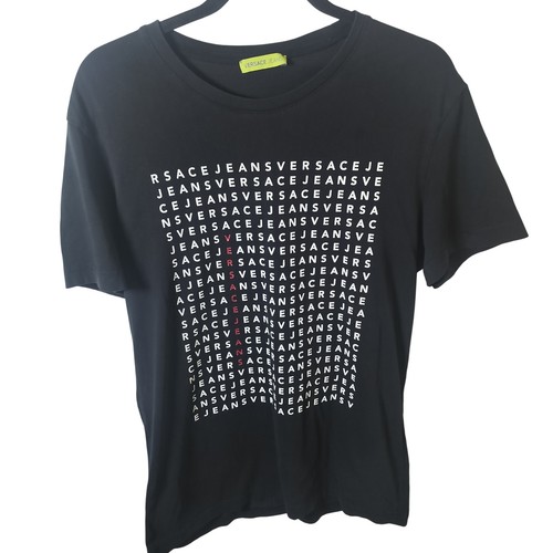 Versace jeans mens black wavy - versace,