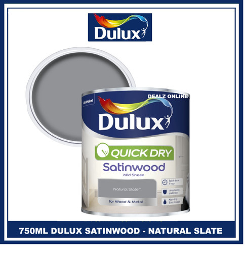 Dulux quick dry natural - quick, slate