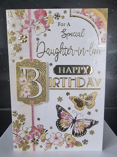 Daughter law birthday card - daughter,