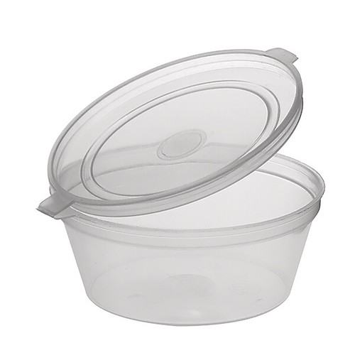 2oz clear hinged lid - 2oz,