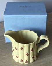 Wedgwood Jasperware Terracotta on Yellow Bamboo Creamer Jug, Boxed