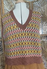 Toast Fair Isle Knitted Tank