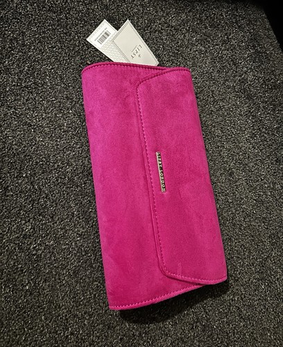 Bnwt lipsy magenta pink clutch - pink,