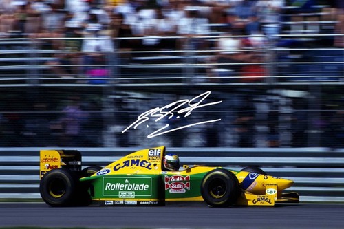 Michael schumacher signed 6x4 - michael,