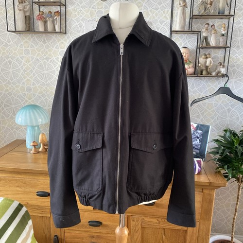 Mens black jacket size - h&m,