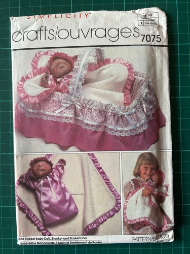 Vintage baby doll puppet - doll, &