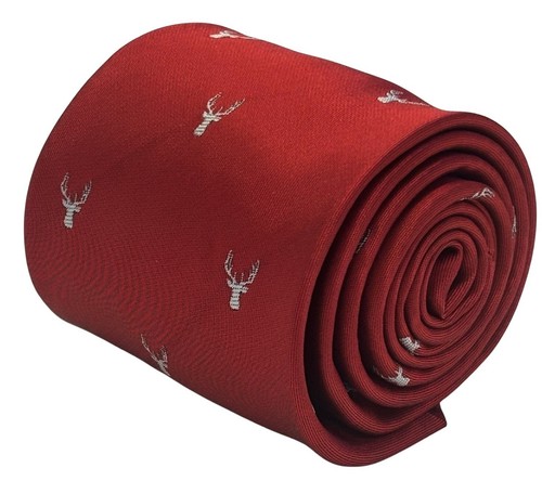 Frederick thomas dark red tie - frederick,